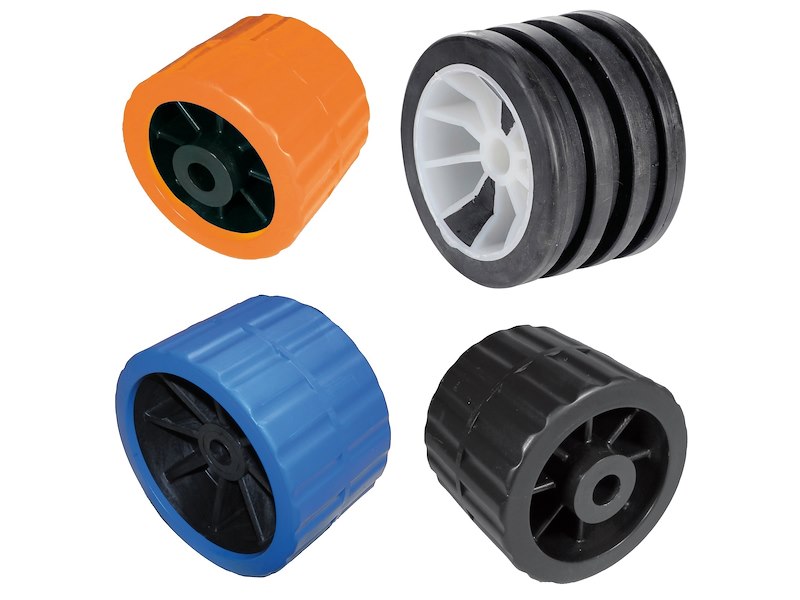 Rullo laterale per carrelli