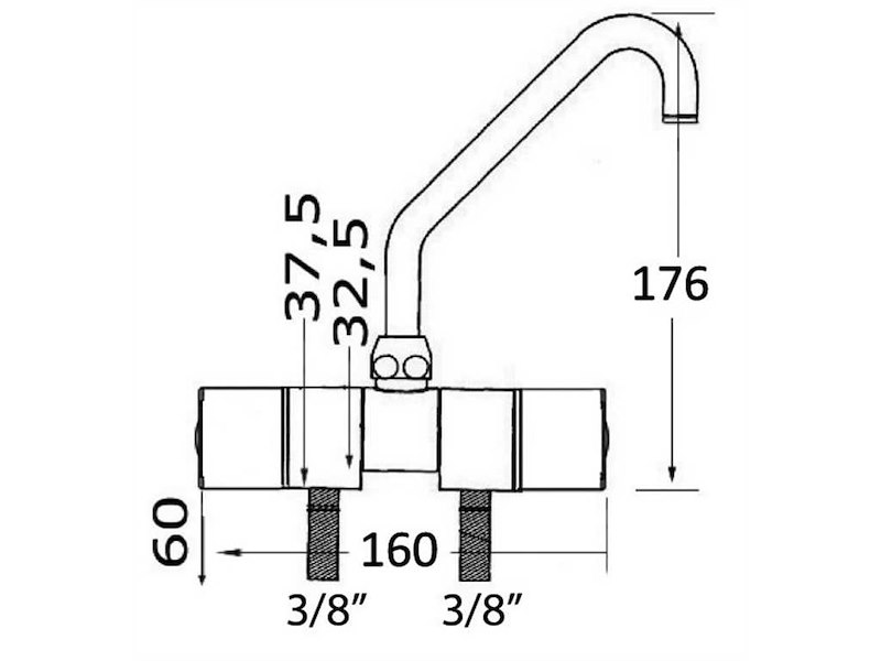 Rubinetto miscelatore Olympia