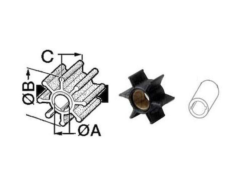 Giranti per motori fuoribordo - per Tohatsu -