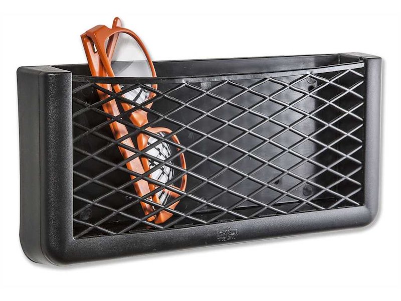 Tasca portaoggetti con retina in gomma