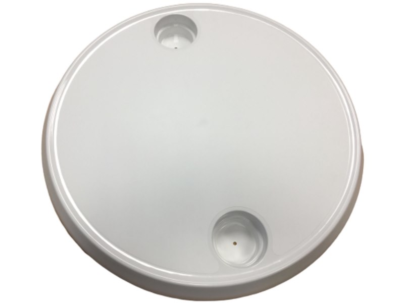 Piano tavolo con sede bicchieri