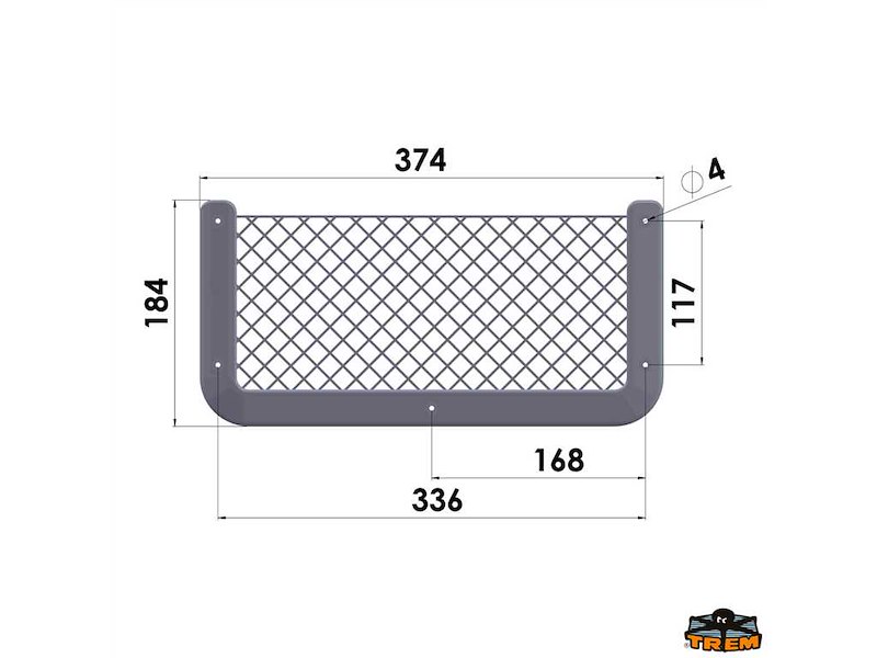 Rete portaoggetti Trem