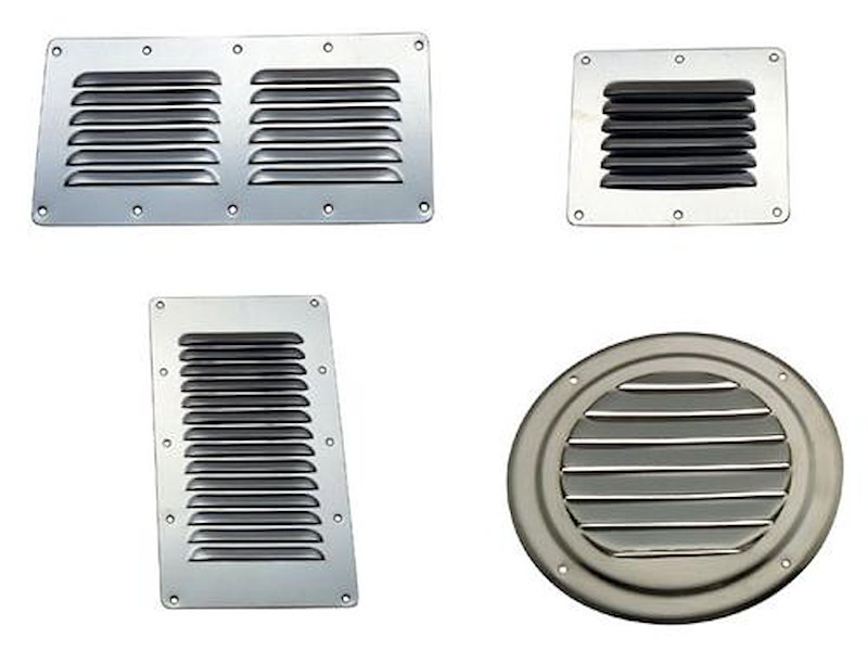 Prese d'aria in acciaio inox