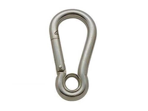 BESPORTBLE 10 Moschettoni In Alluminio Per Campeggio Ed Escursionismo - Ganci A Molla Blu, Dimensioni 6x3,2 Cm, Leggeri E Resistenti