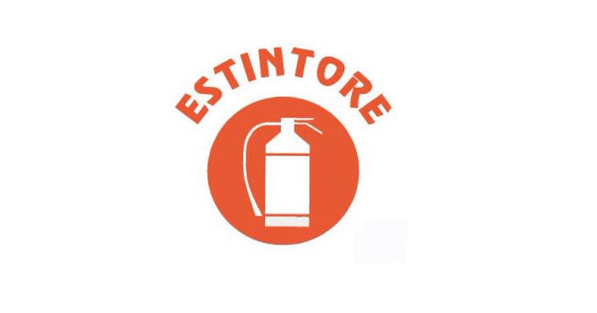 Adesivo Per Estintore 75x200 Mm | Segnaletica Sicurezza Heath & Safety In Vinile UK - 2