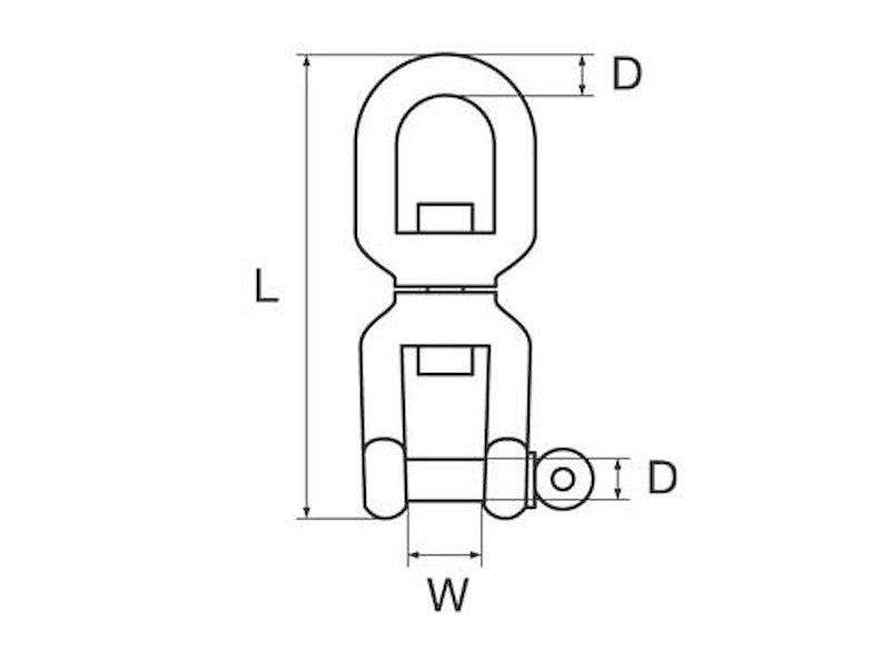 Girelle ad occhio in acciaio inox