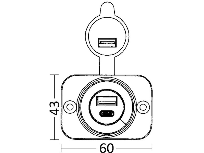 Presa accendisigari e/o USB