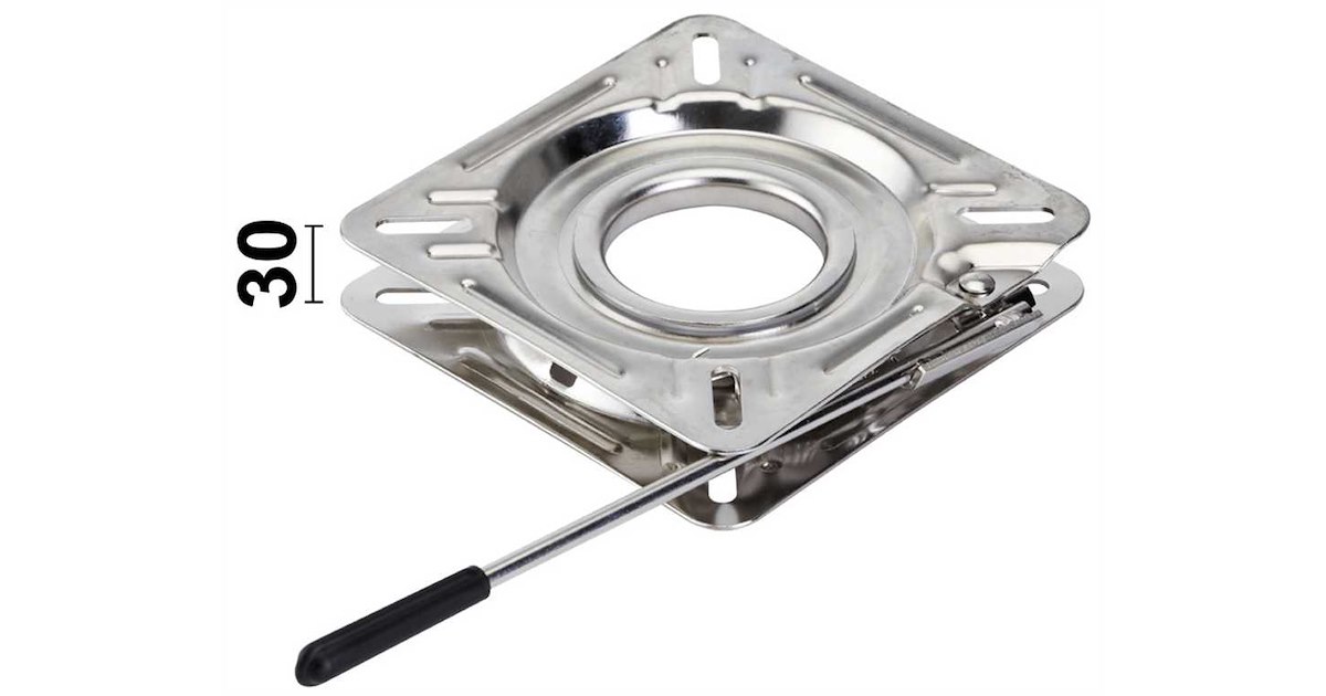 Base Girevole A 5 Stelle In Metallo Per Sedia Ufficio - Ricambio Universale Nero, Portata 200kg, Compatibile Con Pistoni Da 50mm (B003)