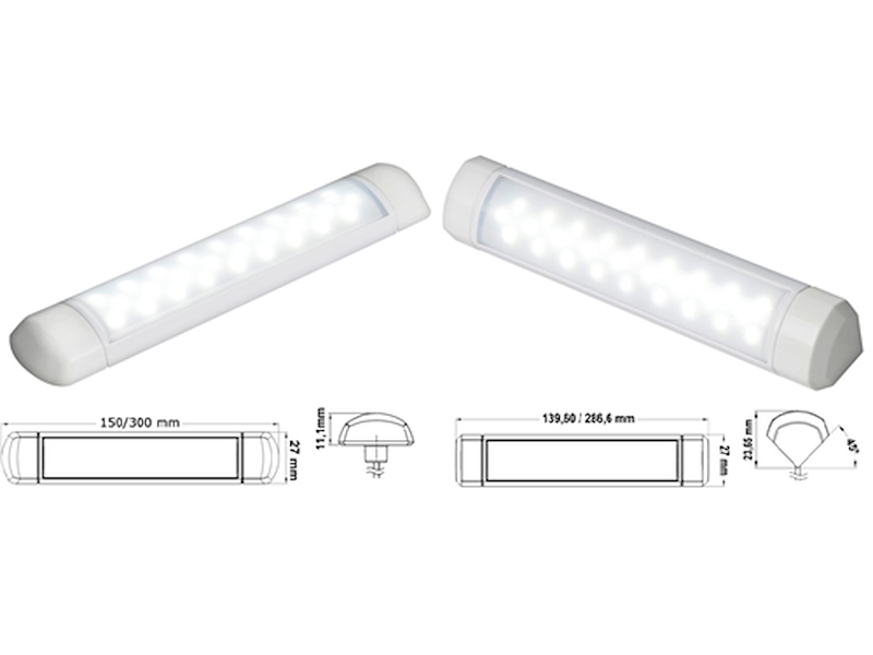 Luce da appoggio stagna - 27 o 54 - Led