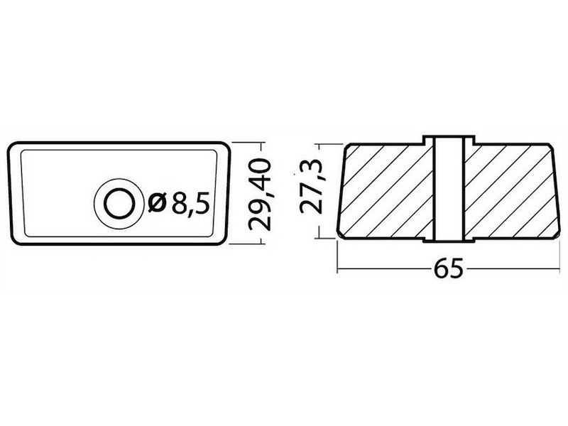 Anodi in zinco per motori - OMC / JOHNSON / EVINRUDE 