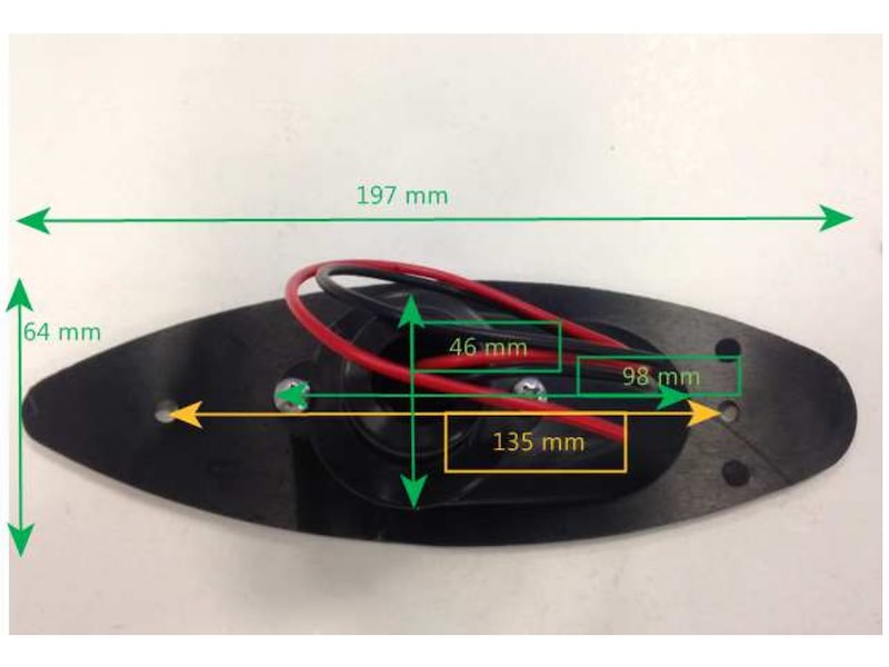 Luci di Navigazione laterali in ABS Osculati