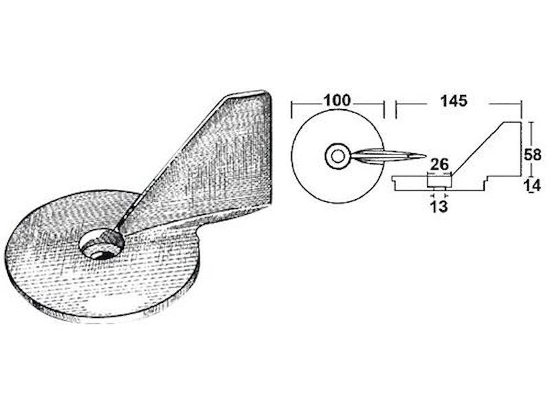 Anodi in zinco per motori - MERCURY / MARINER / MERCRUISER