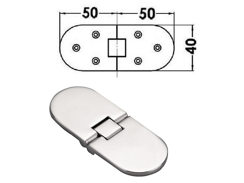 Cerniera per tavoli ribaltabili