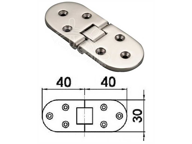 Cerniera per tavoli ribaltabili