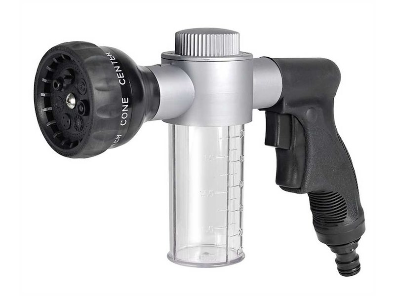 Pistola di lavaggio con 7 diversi tipi di getto