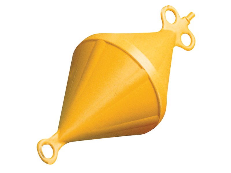 Gavitello biconico per corpo morto ad anelli