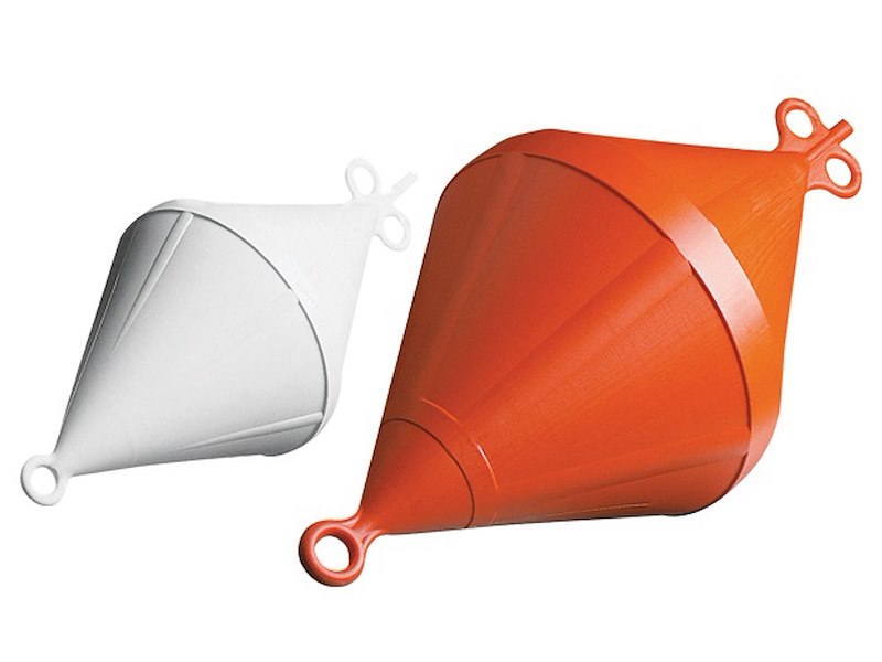 Gavitello biconico per corpo morto ad anelli