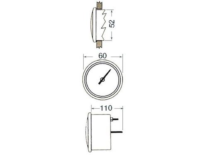 Ecoscandaglio TELEFLEX da incasso cruscotto 