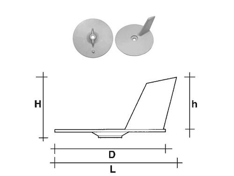 Anodi in zinco per motori - YAMAHA / MARINER -