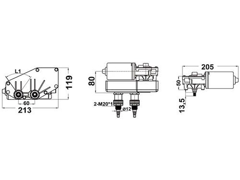 Tergicristallo professionale 70 Watt 