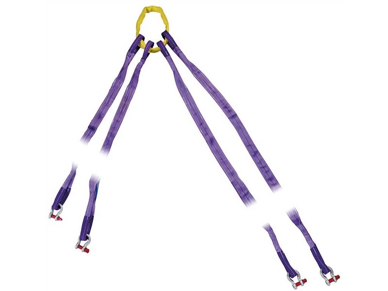 Sistema di sollevamento a 4 bracci per imbarcazioni o battelli pneumatici