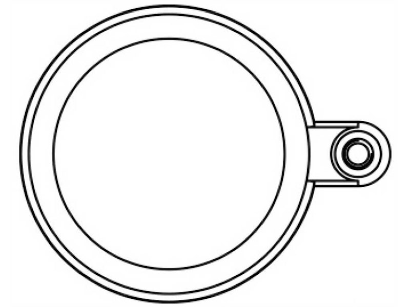 Rondella in ottone con attacco cavo massa