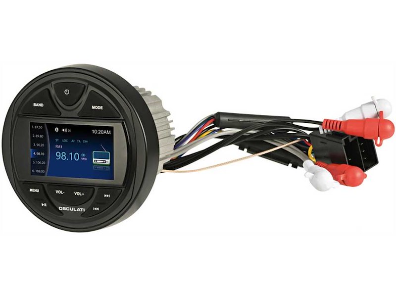 Radio da cruscotto M3-TFT con telecomando e antenna DAB inclusa