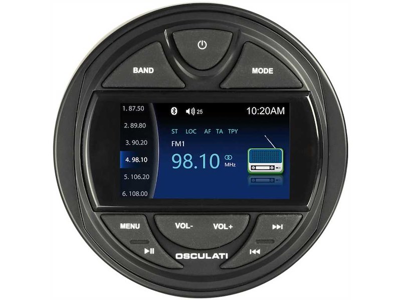 Radio da cruscotto M3-TFT con telecomando e antenna DAB inclusa