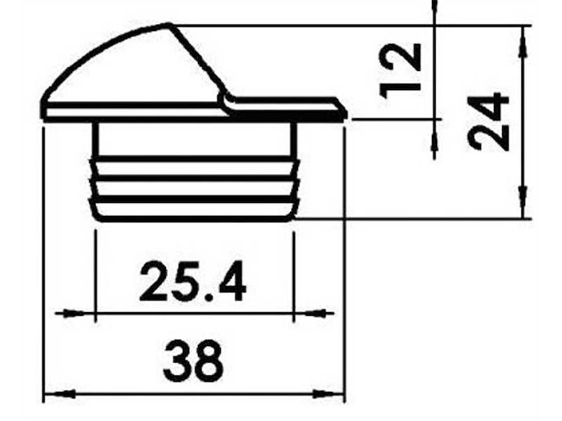 Luci di cortesia Led da incasso Alcor