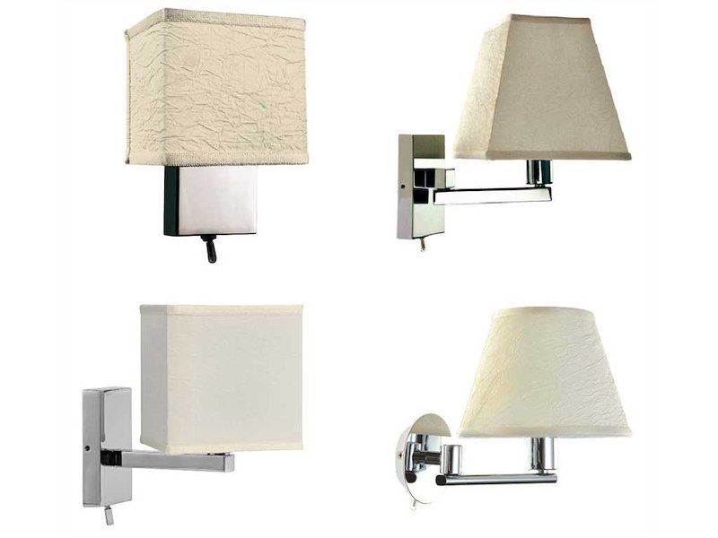 Applique testa letto Foresti e Suardi in ottone cromato.