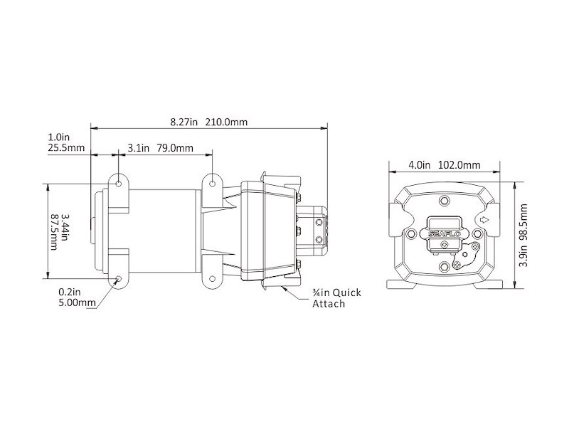 Autoclave SeaFlo 12,5 Litri/minuto