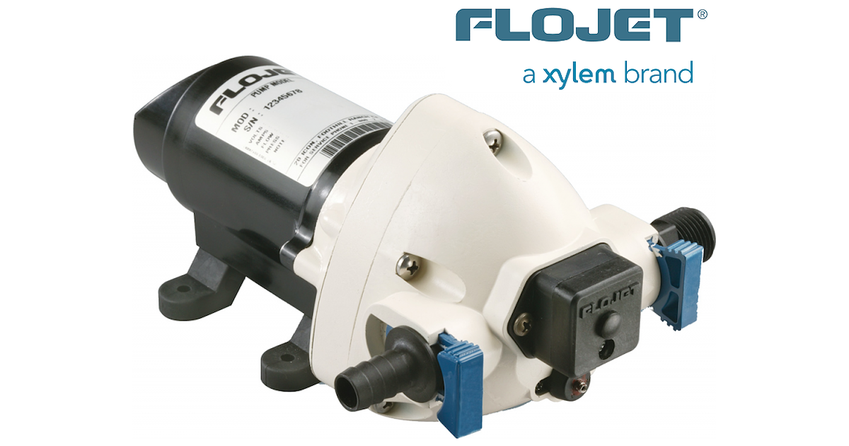 Autoclave Flojet Mini Plus 12V 35 PSI - Per Nautica, Barca E Camper, Portata 3.8 Lt/min, CE