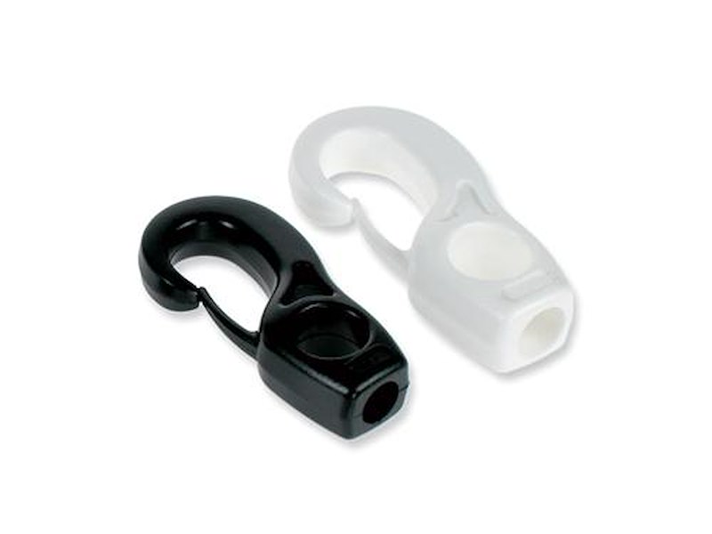 Gancetti in nylon per elastici 