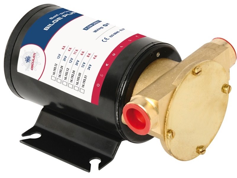 Pompe di sentina autodescante corpo in bronzo - 30 lt/min. - 12 Volt -