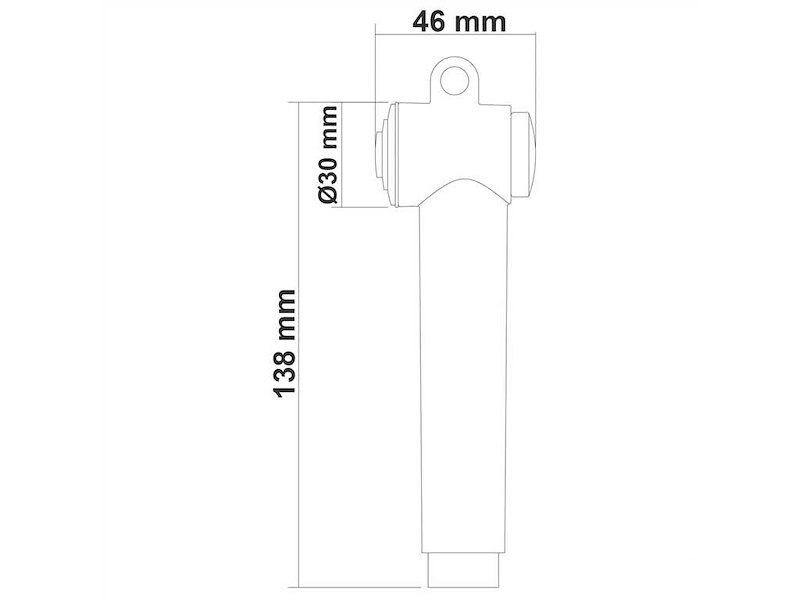 Doccetta a telefono con pulsante