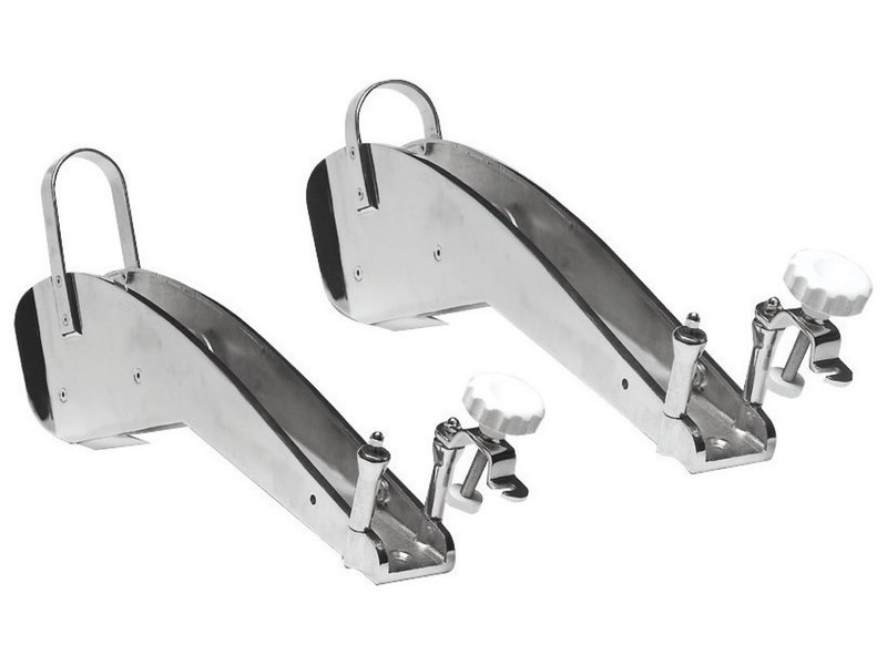 Musone di prua in acciaio Inox con doppia puleggia 