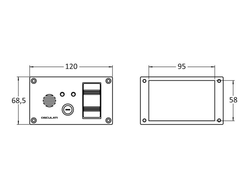 Pannello per pompe di sentina con allarme - Mod. EVO