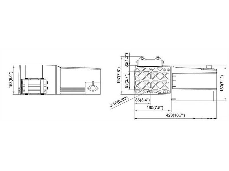 Arganello elettrico per alaggio imbarcazioni, tender di servizio, moto d'acqua o da applicare sui carrelli porta barche 