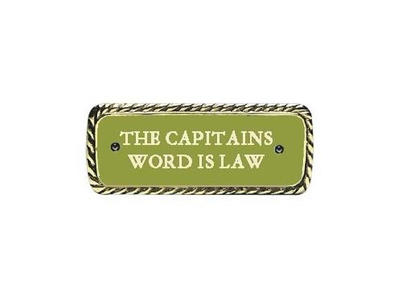 Targhetta OLD MARINA per locali di bordo 