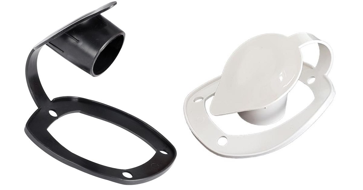 Manicotto Interno In Gomma Per Portacanna Da Pesca – Ricambio Resistente Per Barca E Yacht (Nero, 22,5x7x5 Cm)