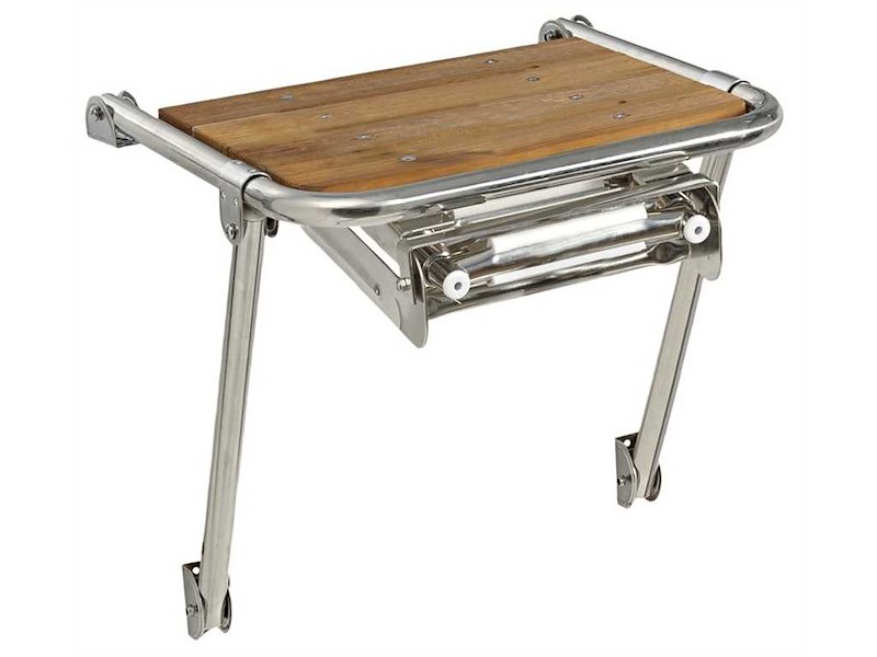 Plancetta di poppa con scaletta a scomparsa