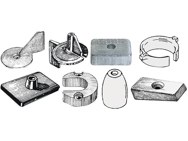 Anodi in alluminio per motori - MERCURY / MARINER / MERCRUISER