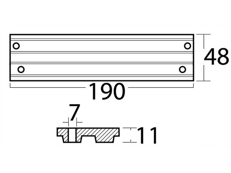 Anodi in alluminio per motori - MERCURY / MARINER / MERCRUISER