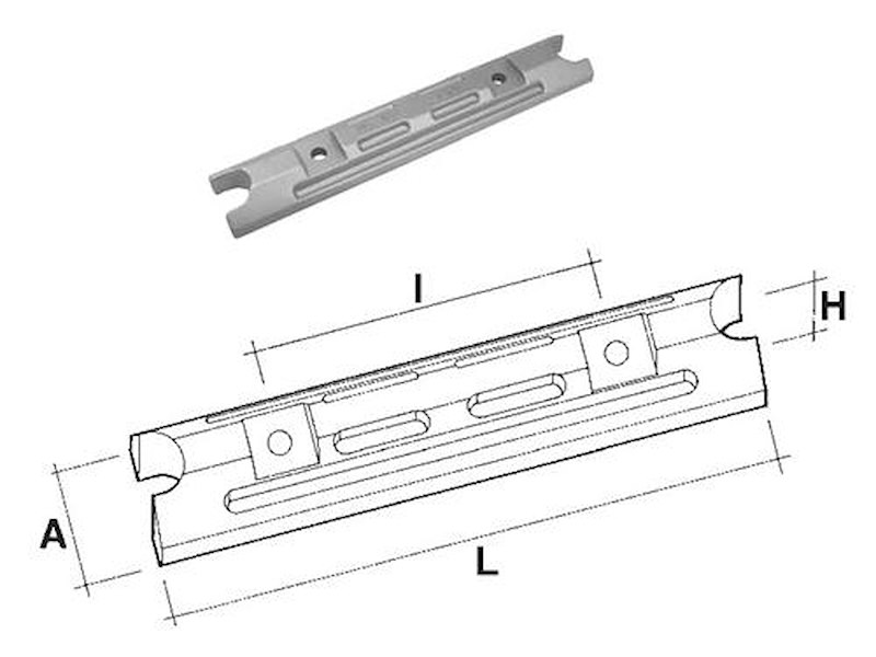 Anodi in alluminio per motori - YAMAHA / MARINER -