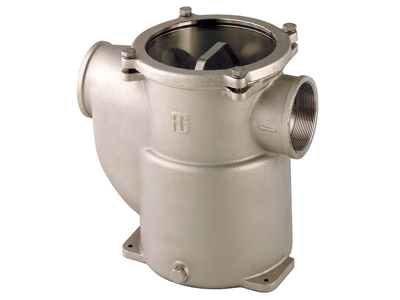 Filtri acqua in bronzo nichelato e acciaio - mod. Mediterraneo -