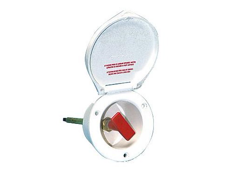 Comando flessibile a distanza - Vano in ABS bianco 