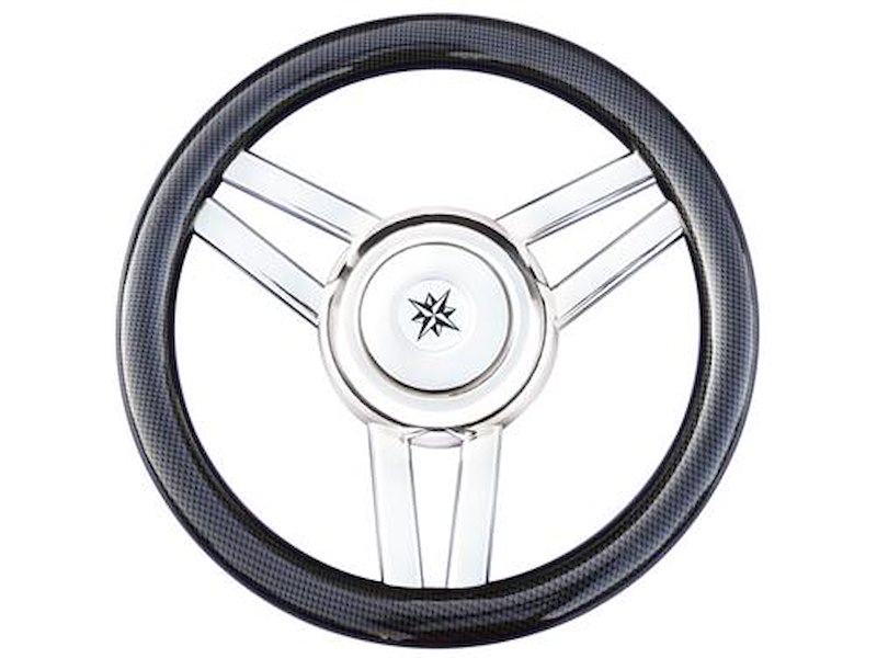 Volante "Magnifico" a 3 razze ovalizzate