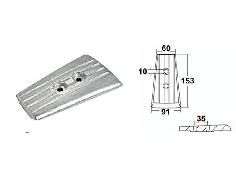 Anodi in alluminio per motori - VOLVO -