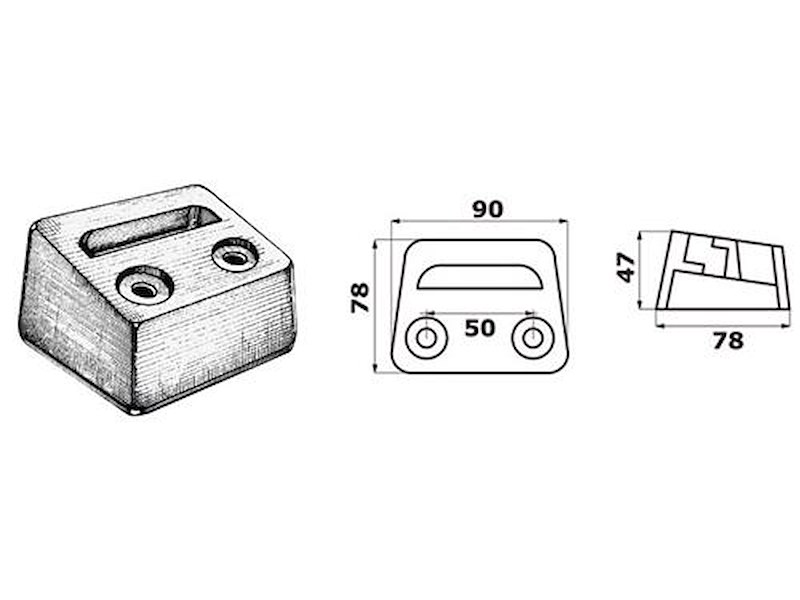 Anodi in alluminio per motori - VOLVO -