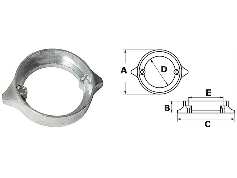 Anodi in alluminio per motori - VOLVO -